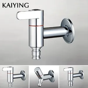 Bathroom Sink Faucets KAIYING Bibcocks Tap For Outdoor Garden Chrome Brass Wall Mount Washing Machine Faucet Bath Toilet Mop Pool Small Taps