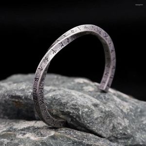 Bolzenohrringe Vintage Nordic Viking Twist Manschette für Männer Mode Edelstahlbrief Bracelet Party Schmuck Geschenk Großhandel Großhandel