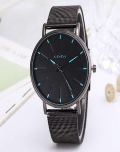 Wristwatches dial fashion sports leisure big student quartz high grade luxury men039s business net band watch GCCO9112745