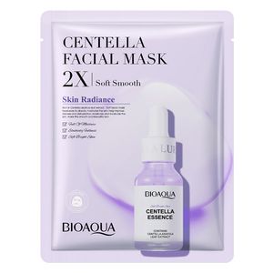 20pcs bioaqua centella colágeno máscara face máscara hidratante máscara de folha refrescante
