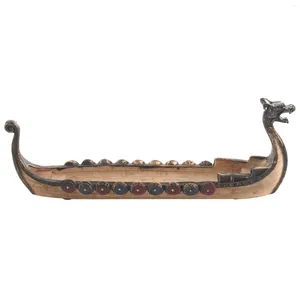 Dekoratif tabaklar ejderha tekne tütsü çubuk tutucu brülör el oyma oyma sansür süslemeler retro brülörler geleneksel tasarım