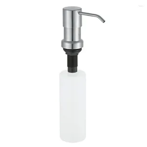 Flüssige Seifenspender Küche Spüle Schaum Edelstahlpumpe und PP -Flaschenrückleitungsdeck 500 ml