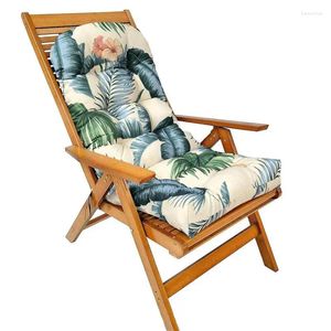 Poduszka wysoka krzesło z tyłu odporne na pogodę na zewnątrz składane super miękkie krzesła bujane ławki hamakowe ławki podkładki