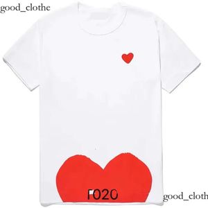 Zagraj designerski men CDGS Japońska czerwona miłość koszula męskie Womens Commens Complete etykieta Polo des Badge Garcons Haft rozmiar XS-XXXXL 595X CDGS Bluie 244