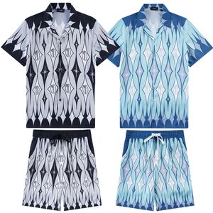 23SS Mens Designer Tracksuit Set Luxus klassisches Mode Hawaiian Shirts Tracksuits Ananasdruck Shorts Shirt Short Sleeve Anzug 789789