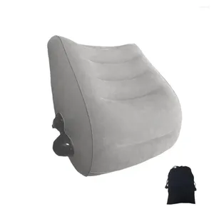 Pillow Inflatable Waist Car Lumbar Support Back For Home Office Chair X3e3