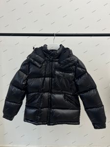 Nowy projektant męski zima kurtka parkas Salzman France Paris Luxury Man Croped Puffer Original Conspitent Waterproof Frain Black