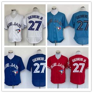 Jersey Blue Jays 27 Guerrero Embroidered