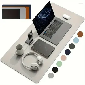 Table Mats Large Size Office Desktop Mouse Pad PVC Leather Waterproof Protector Mat Keyboard Desk Gaming Mousepad PC Accessories