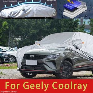 Car Covers Suitable for Geely Coolray outdoor protection with full car cover snow cover sunshade waterproof dustproof and external car accessories T240509