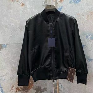 Men's Jackets Leather Jacket Bomber Motorcycle Men BArtificial Leather Parker PU Baseball Mens Stand Collar Coats Leather Biker Jackets Motorcycle Leather Jacket