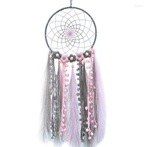 Decorative Figurines Nordic Dream Catcher Creative Hand-woven Room Hanging Ornaments Birthday Gift Home Craft Apartment Decorations Pography