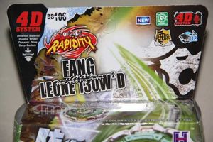4d beyblades snurrande topp L Drago Fang Leone BB-106 B147 Metal Fury 4D Launchers Toys Neodymium