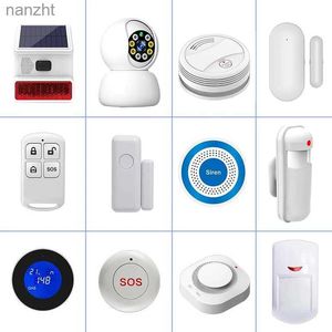 Alarm systems GSM home safety alarm host 433MHZ wireless Burglar motion detector intelligent life application control fire smoke detector WX