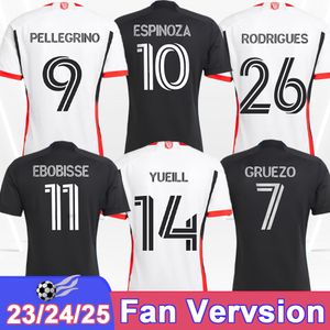 24 25 San Jose Earthquakes Męskie koszulki piłkarskie Morales Richmond Thompson Daniel 2023 Home Blue Away White Football Shirt krótkie mundury rękawowe