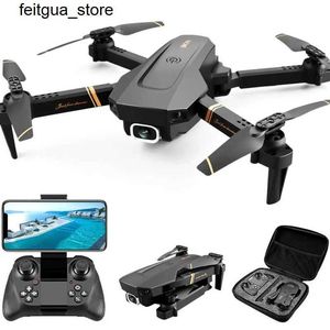Drones 4DRC V4 RC Drone 4K 1080P HD Wide Angle Dual Camera WIFI FPV Drone Foldable Four Helicopter Drone Helicopter Toy Gift S24513