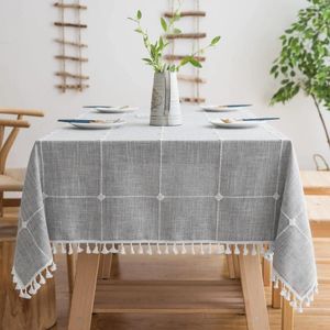 Bordduk Rustik Tabelduk Bomull Linen Splash -Drapladuk