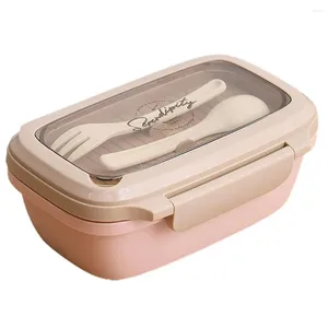 Dinnerwaren -Lunchbox mit mikrowellen sicherer Funktion stabiler 1000 ml Bento -Behälter luftdichtes Siegel Tabelle für Kinder