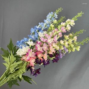 Decorative Flowers Coated Cloth Single Mei Dafeiyan Artificial Flower Wedding Floor Arrangement Background Floral Art Drop