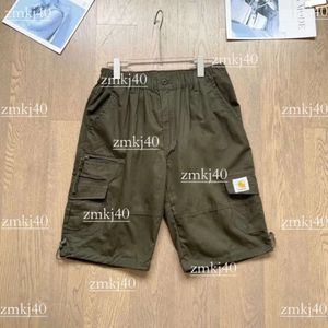 Carhatt Designer Shortcarhartte Pan Alta Versão Cargo Pants Mens Curto Carhatt Calças Bordando Logo Swatpants Mens Shorts de Verão 864