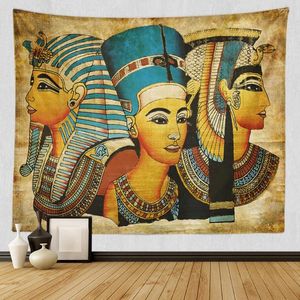 Wandteppiche böhmische Kunst Wandteppich Wand Hanging Hippie Antike Ägypten Wandbauer Ästhetikzimmer Dekor Schlafzimmer Tuchdecke