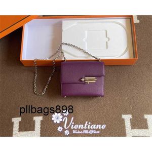 Дизайнерская сумочка Keliys подлинная кожа 7a verrou Pin Bag Сумка для пистолета Sea Anemone Purple Anemon
