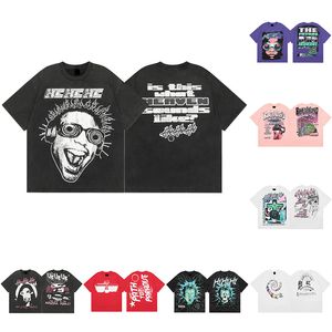 TシャツデザイナーTシャツヒップホップファッショングラフィックティーストリートグラフィティレタリングフォイルプリントビンテージブラックルーズフィッティングサイズS-XL