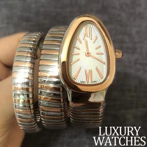 Luxur Watch Watches Women Wristwatches Lady Snake Watch 20mm rostfritt stål Gold Watchstrap Casual Modern Dress Fashion Business Designer Watch With Diamond