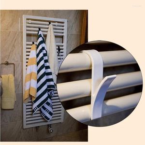 Hooks 4 Sets Of Radiators Drying Racks Kitchen Bathroom Towels Round Rods Wardrobe Clothes Bags Hats Rags