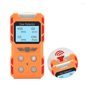 Tragbarer 4 Gasmonitor -Schalllicht -Schwingungsvibration Multi -GAS -Testerdetektor wiederaufladbare LCD -Bildschirm Hintergrundbeleuchtung -Ready zu verwenden