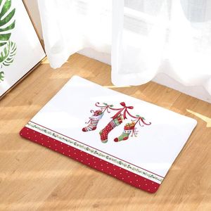 Halılar Zeagle Noel Dekorasyon Paspasları Anti-Slip Hoş Geldiniz Giriş Kapısı Mat Emici Yatak Odası Başucu Mutfak İçin Halı Halı