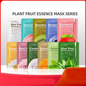 Camellia Plant Fruit Essence Facial Mask Brighten Nourishing Moisturizing Skin Oil Control Blackhead Remover Wrapped Mask Face Mask Cosmetic Face Skin Care