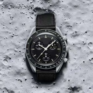 Tag Watch Tag Watch Heure Bioceramic Planet Moon Mens Watches Pełna funkcja Chronograph Quarz Watch Mission to Mercury 42 mm nylon luksusowy zegarek limitowana edycja 113