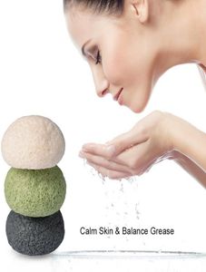 Konjak Bamboo Charcoal Facial Cleansing Facial Cleaning Puff Soft Touch Soft Touch Soft Tough Making Face and Body5370697