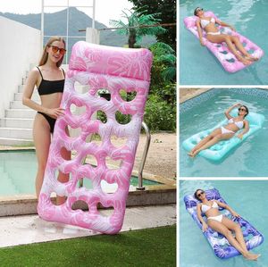 Hot Inflable Water flutuar piscinas de ar cadeira de festa de colchão de ar PVC Flutuante Flutuante Praia