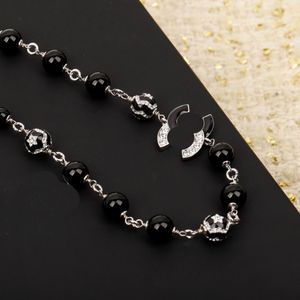 Designers New Fashion Necklace Boutique 925 Silver Plated Elegant Girl Exclusive Necklace High Quality Jewelry Diamond Inlaid Necklace With Box Birthday Party