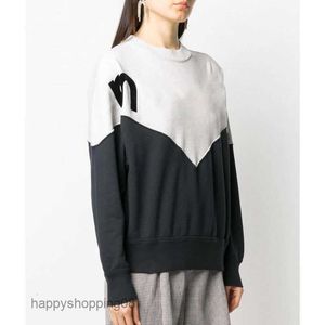 Sighipista designer Isabel Marants Floccando la stampa casual Felpa per pullover sciolte Donne Magioni a maniche lunghe