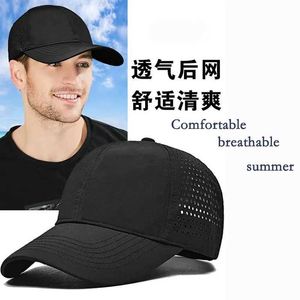 Ball Caps Mens Baseball Hat Summer Sun Hat Plus Hap Sport Hat Szybkie suszenie męskie męskie oddychane regulowane biwakowy kapelusz damski