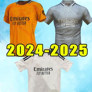 Benzema Home Soccer Jerseys 24 25 Camisa de futebol Vini Jr Camavinga Tchouameni Alaba Hazard Modric Kroos Real Madrids 2024 2025 Versão do jogador Men Rodrygo