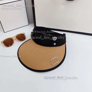 Chanells Luxurys Designer Chanells Şapka Kova Şapkası Tasarımcısı Chanells Cap C-Letter Saman Şapka Vizörleri Elmas Örme Şapka Kapağı Erkek Kadın Chanells Plaj Şapkası Retro 239