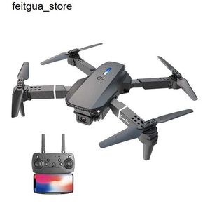 Drönare pojkar och flickor Toy E88 Pro Mini RC Drone E88 Pro Drone 480p Dual Camera 2.4G WiFi Cheap Four Helicopter Remote Control Helicopter S24513