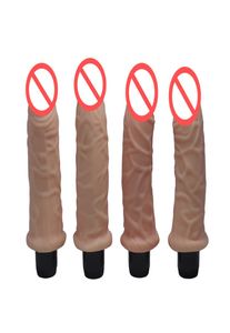 Dildo vuxna produkter 8 tum kött penis realistiska multisped vibrerande dildo sexleksaker för kvinnor1192209