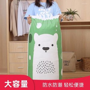 Laundry Bags Household Quilt Waterproof Oversized Storage Bag Clothing Binding Mouth Drawstring Toy Dirty Pocket No