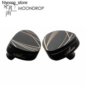 Headphones Earphones MoonDrop Aria HIFI Earphone High Performance LCP Diaphragm Dynamic IEMs in ear Earbuds with 2pin 3.5mm plug Detachable Cable S24514 S24514