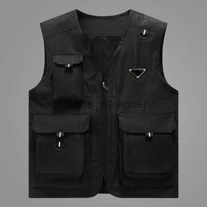 Men's Vests Designer jacket tank top luxury women men Outdoor camping with multiple pockets High quality Couples windproof sleeveless jackets parka