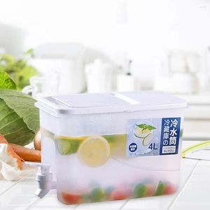 水筒4Lプラスチック冷蔵庫容器付き蛇口 - 冷たい飲み物用の便利で広々としたデザイン（109文字）