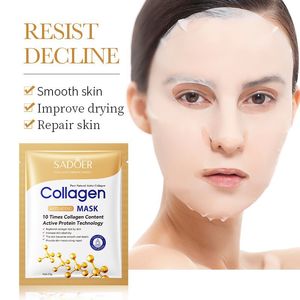 Collagen Facial Masks Smooth Skin Improve Drying Care Waterreplenishment Korean Cosmetics Beauty Cosmetics Repair Skin