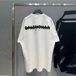 Balencigaa skjortor överdimensionerade halvärm som sommaren mäns t-shirts Balencigaa Designer T-skjortor för kvinnors tvätttyg T-skjortor skateboard tees toppar kläder 236