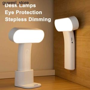 Nattlampor Stepless Dimning Eye Protection Desk Lamp uppladdningsbar skrivbordslampa Skåp Garderob Nattlampa Lämplig för studentläsning Bok Lamp S240513