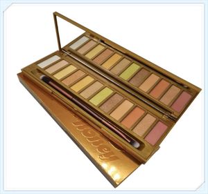 Newest makeup Honey Eyeshadow Palettes 12 Colors Golden Neutrals Palette matte Waterproof Long lasting Eye Shadow plus Brush 8471210